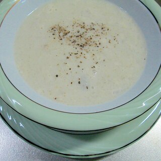 豆乳と長いもの中華風スープ